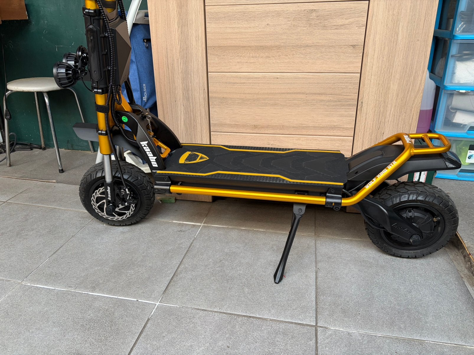 Kaboo wolf king GTR maxx te koop in nieuwstaat., Fietsen en Brommers, Steps, Zo goed als nieuw, Ophalen