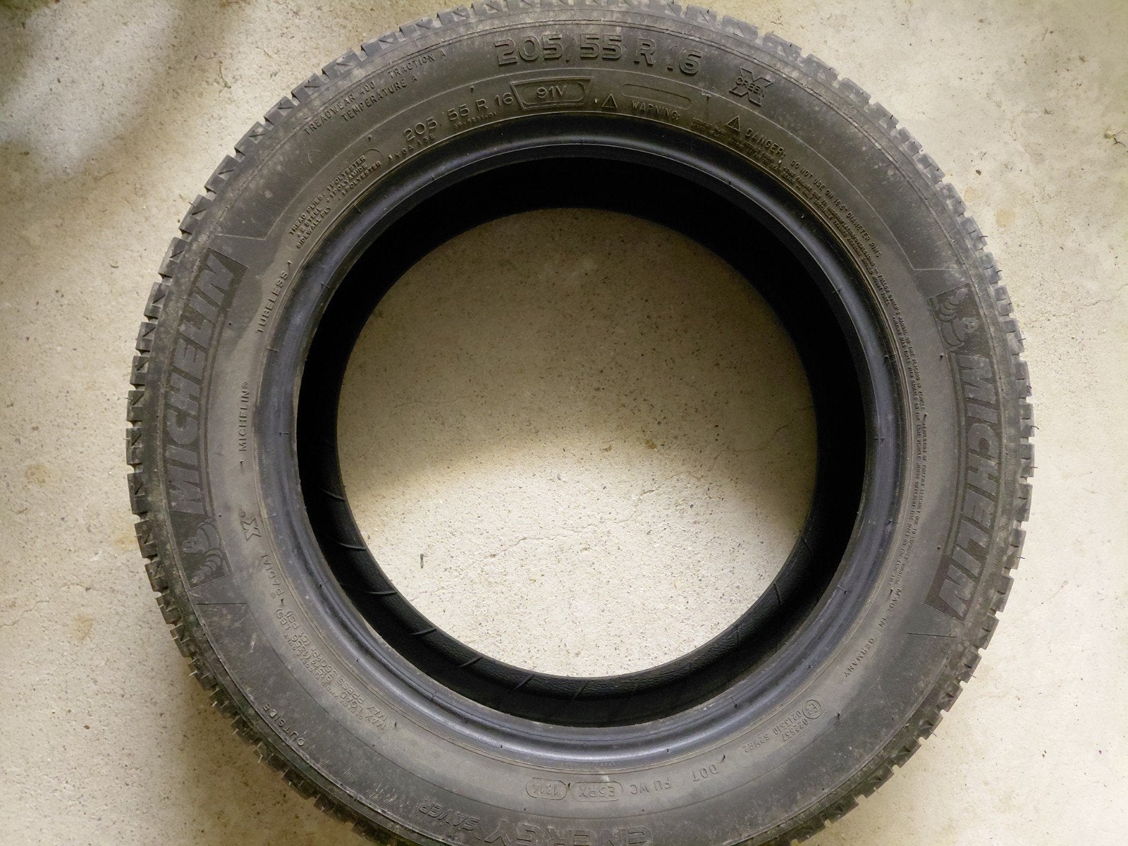 4 pneus 205/55 R16, Enlèvement, Utilisé