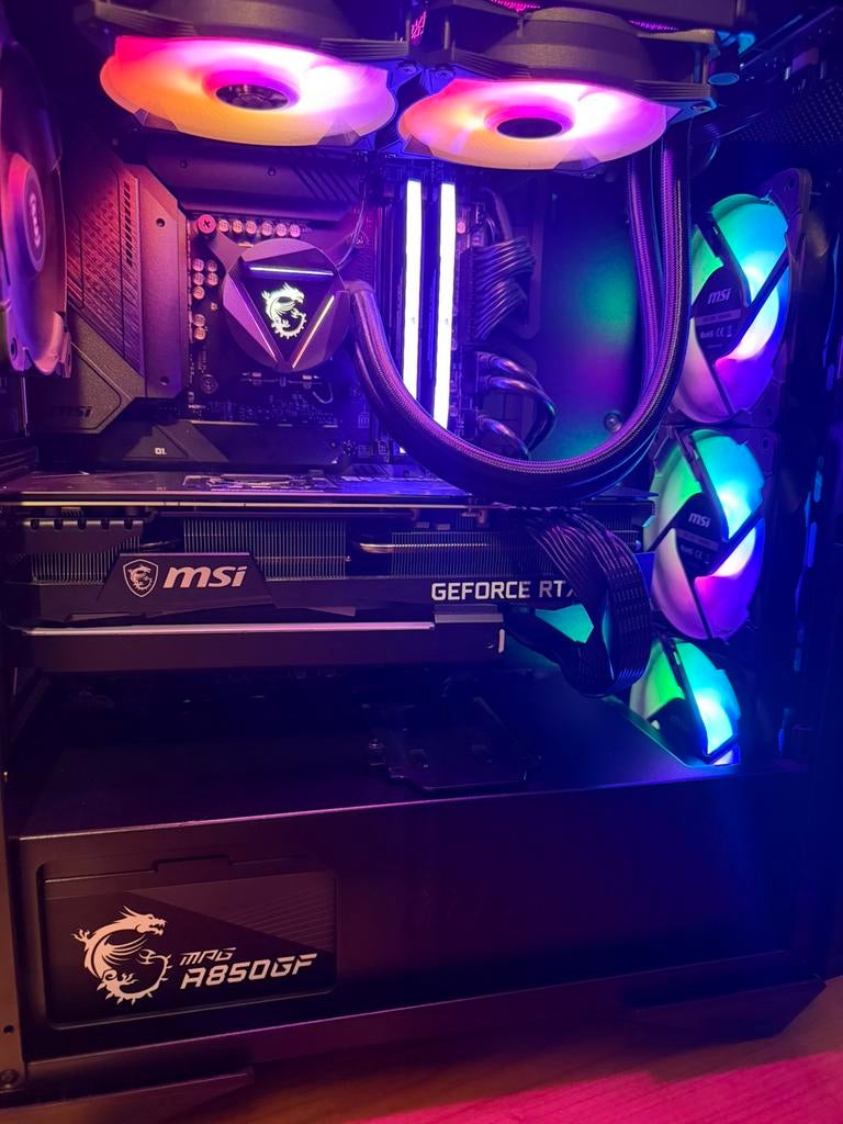 Rtx 3080ti gaming-pc/32 GB DDR5 RAM, Ophalen, Zo goed als nieuw, Gaming, SSD
