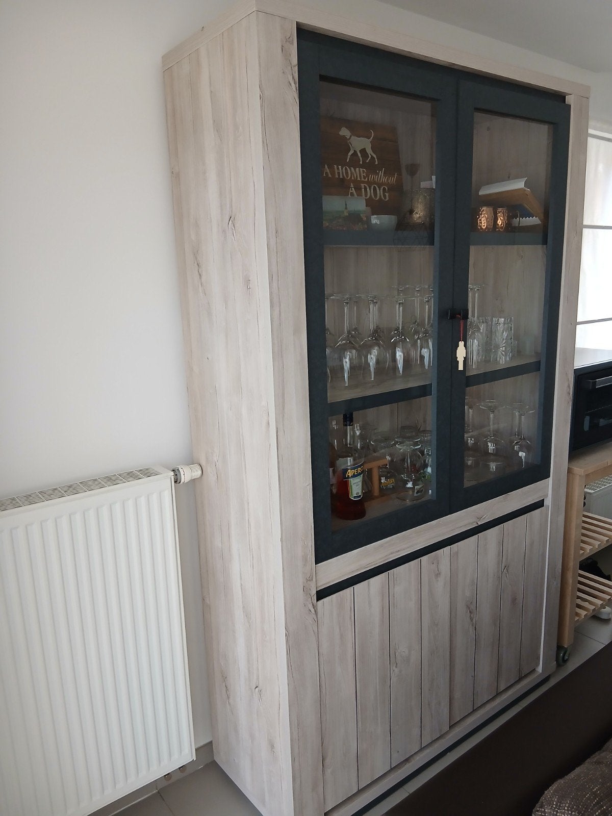 Armoire de salon, buffet, vitrine, Maison & Meubles, Armoires | Vitrines, 25 à 50 cm, Enlèvement, Utilisé, Autres matériaux