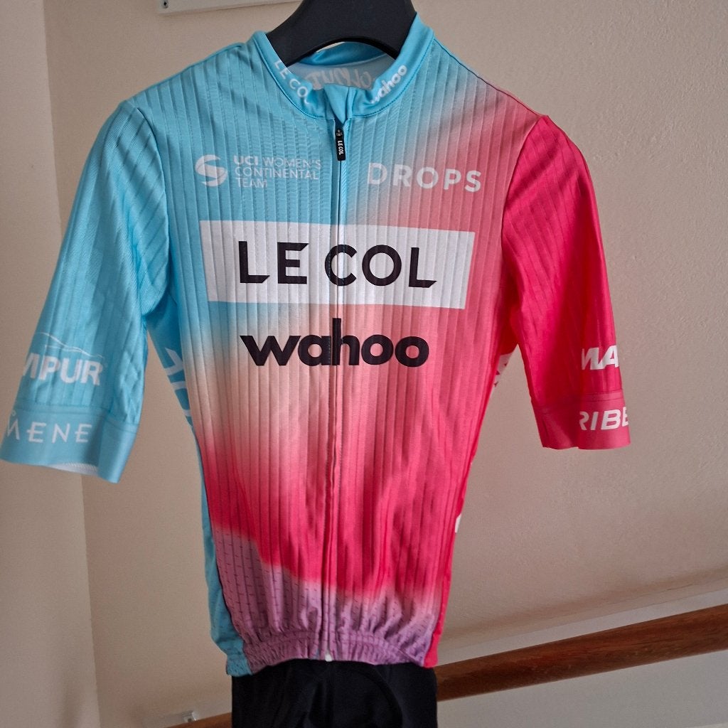 Le Col bibshort en jersey dames xs, Fietsen en Brommers, XS, Ophalen of Verzenden, Zo goed als nieuw, Bovenkleding