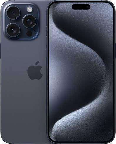 refurbished iPhone 15 pro max bat 100 procent zie beschrijf, Telecommunicatie, 256 GB, Blauw, IPhone 15 Pro Max, Refurbished