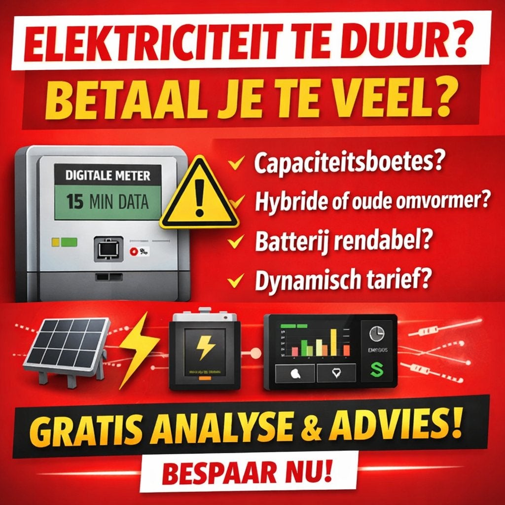 Betaal je te veel voor elektriciteit? Gratis advies, Doe-het-zelf en Bouw, Zonnepanelen en Toebehoren, Ophalen