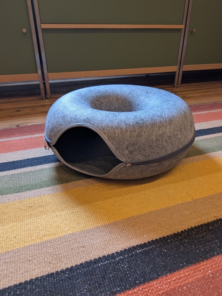Kattenmand donut, Ophalen, Zo goed als nieuw