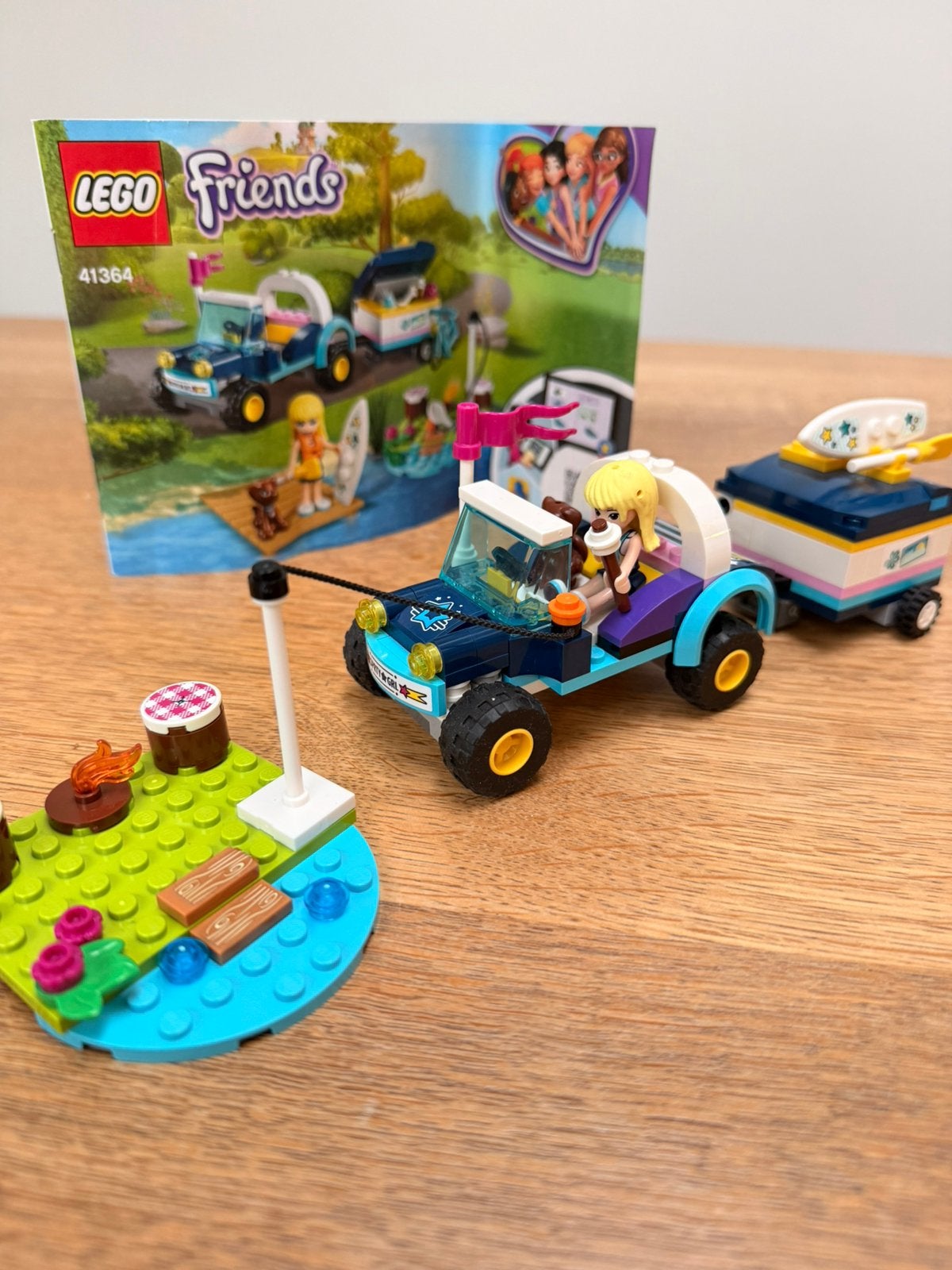 LEGO Friends Stephanie's buggy en aanhanger 41364, Lego, Friends, Ophalen of Verzenden, Zo goed als nieuw