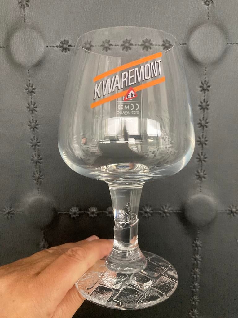 Kwaremont glas 33 cl voor wielerfanaten en flandriens, Enlèvement, Comme neuf, Verre à bière