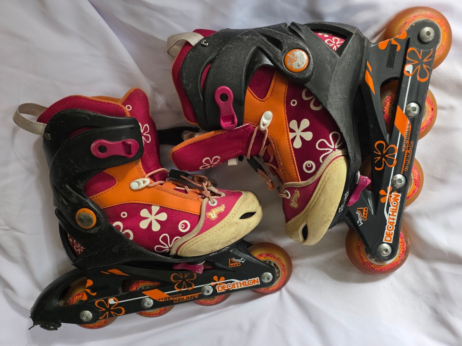 Oxelo/Decathlon 32 tot 34 evoluerende inlineskates voor kind, Sport en Fitness, Skeelers, Overige merken, Verstelbaar, Kinderen