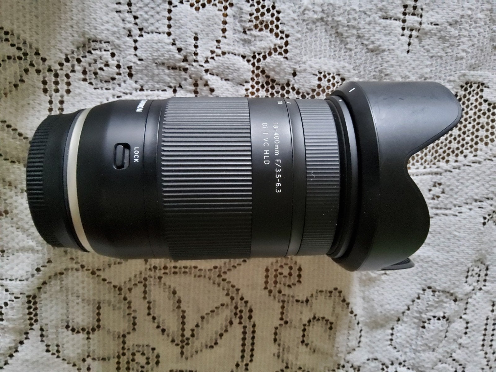 Tamron 18-400mm voor Canon met extra filters, TV, Hi-fi & Vidéo, 400 mm, Enlèvement ou Envoi, Autofocus, Téléobjectif