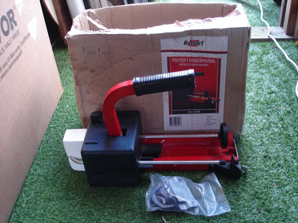 KELFORT Doseerpistool v.polyplamuur/polysoft (nieuw), Doe-het-zelf en Bouw, Gereedschap | Handgereedschap, Ophalen, Nieuw, Kitspuit