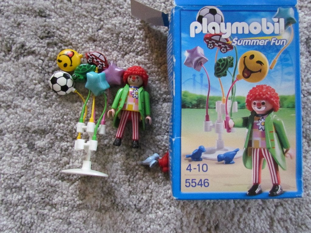 Playmobil 5546: Ballonnenverkoper/clown, Ophalen, Complete set, Figuren, Summer fun