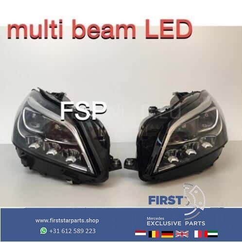 W218 CLS multi beam Full LED koplampen links rechts compleet, Utilisé, -, -, Enlèvement ou Envoi