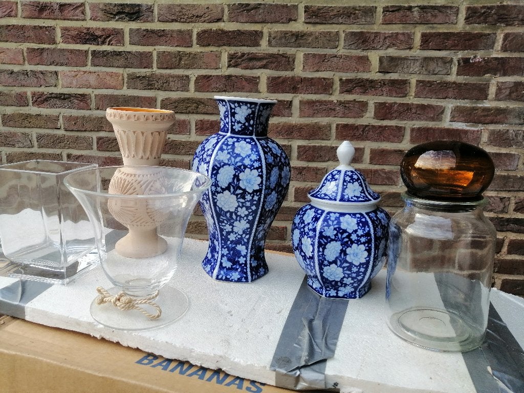 Vases, ensemble de 8 vases, Enlèvement, Utilisé, Autres couleurs