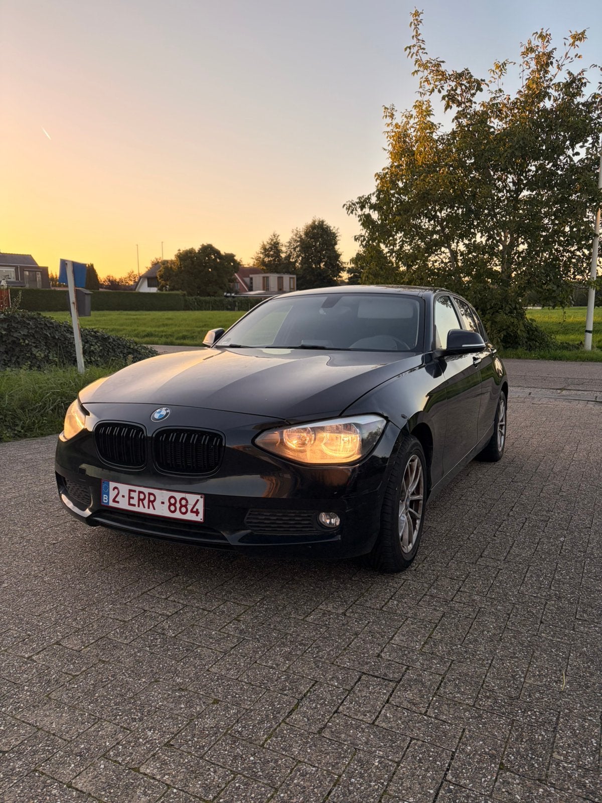 BMW 116i, Auto's, Euro 5, Zwart, Zwart, 5 deurs