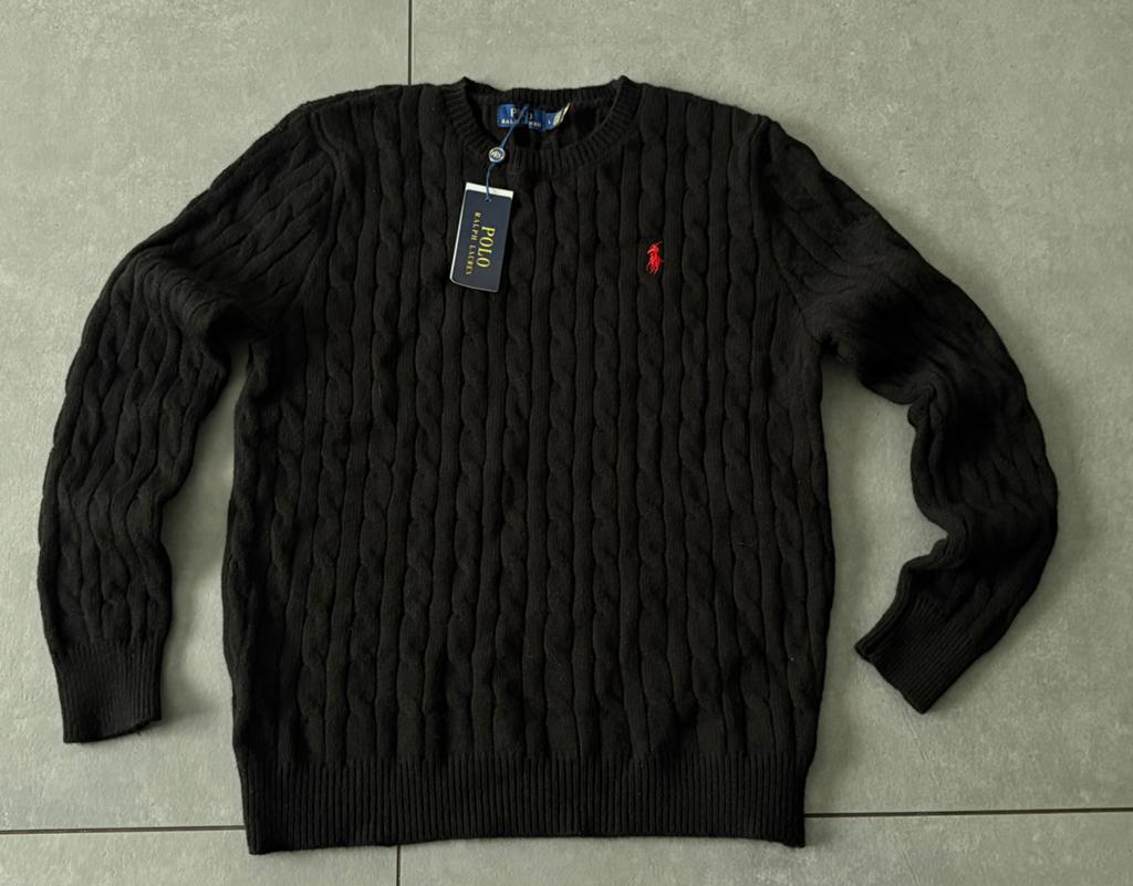 Trui van Ralph Lauren, Kleding | Heren, Truien en Vesten, Verzenden, Nieuw, Maat 52/54 (L), Zwart