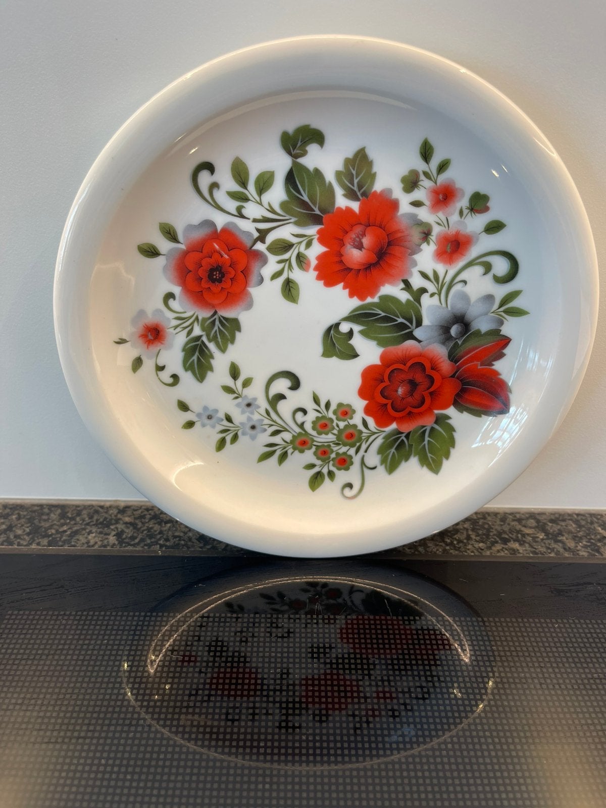 Wandbord met Levendig Bloemenmotief, Antiek en Kunst, Ophalen of Verzenden