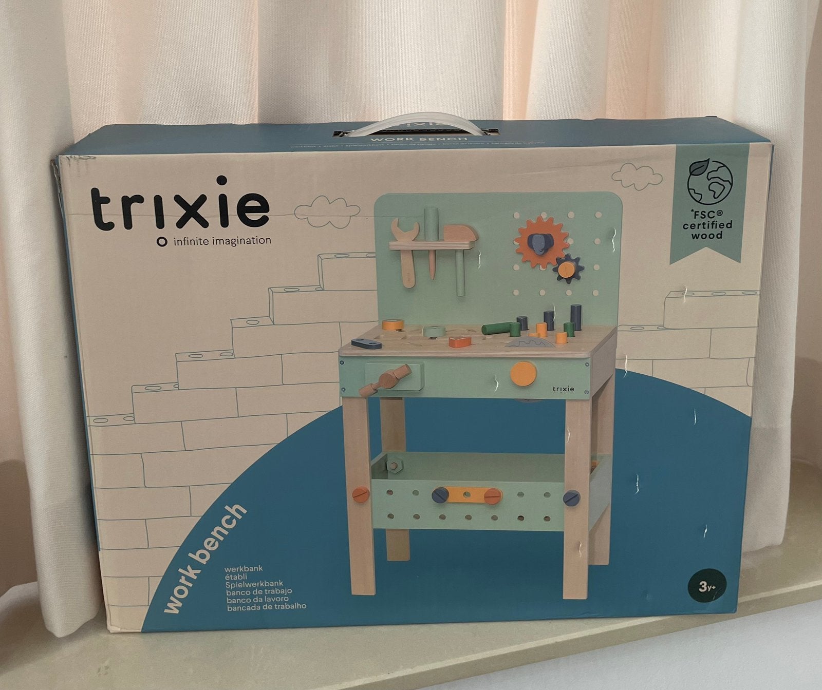 Trixie Houten werkbank voor kinderen/Houten werkbank, Ophalen, Nieuw, Overige typen
