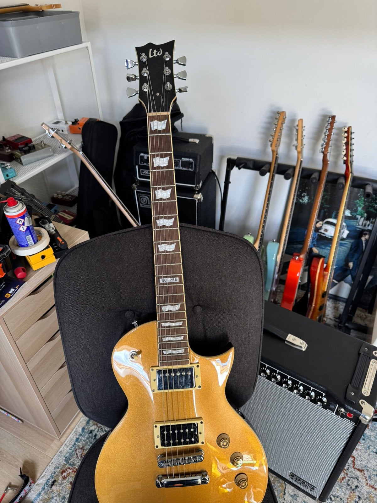 Ltd ec256 goldtop, Gretch streamliner jet, Enlèvement, Comme neuf