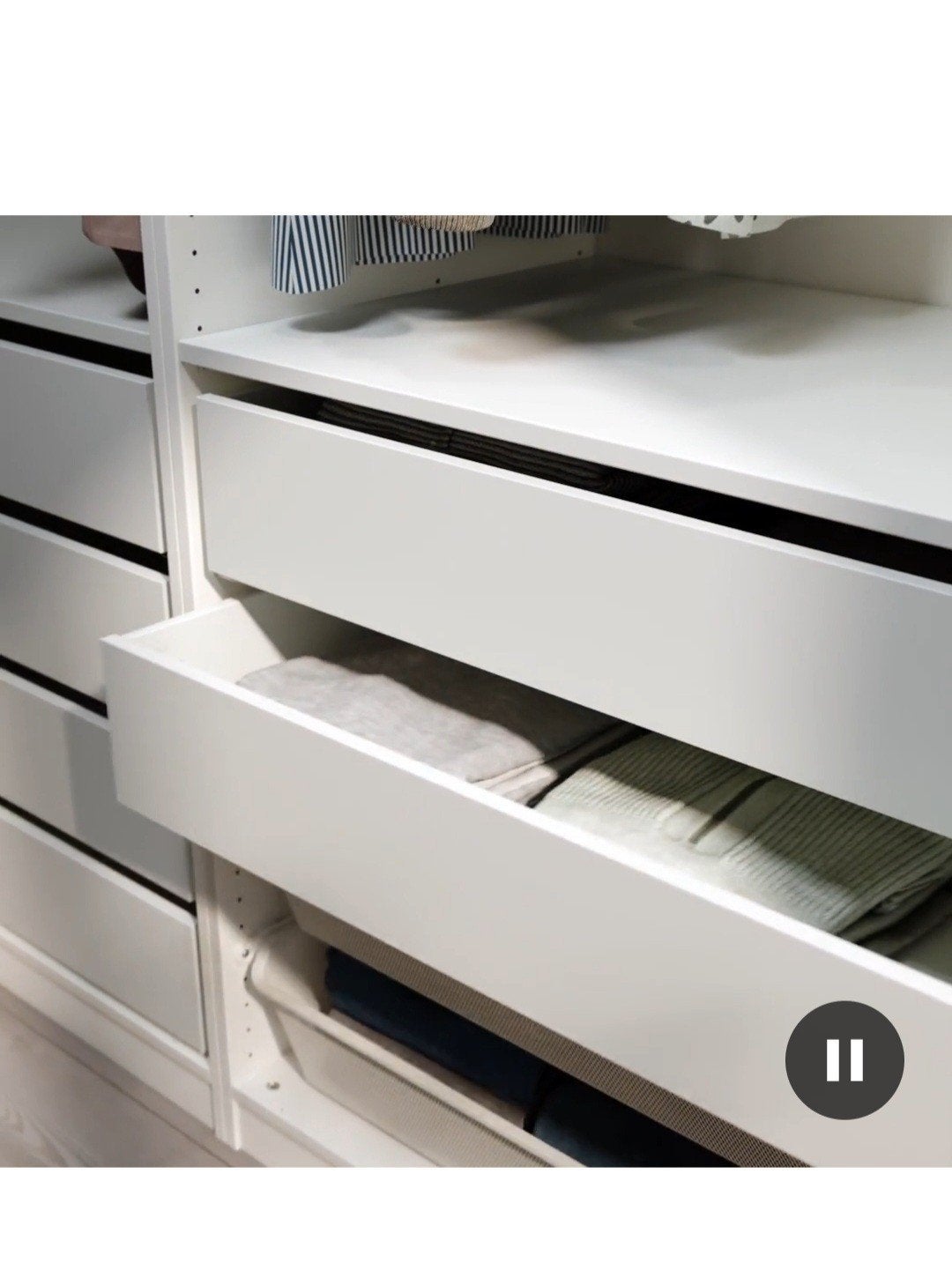 Ikea Pax tiroirs blanc 75 ou 100, Enlèvement
