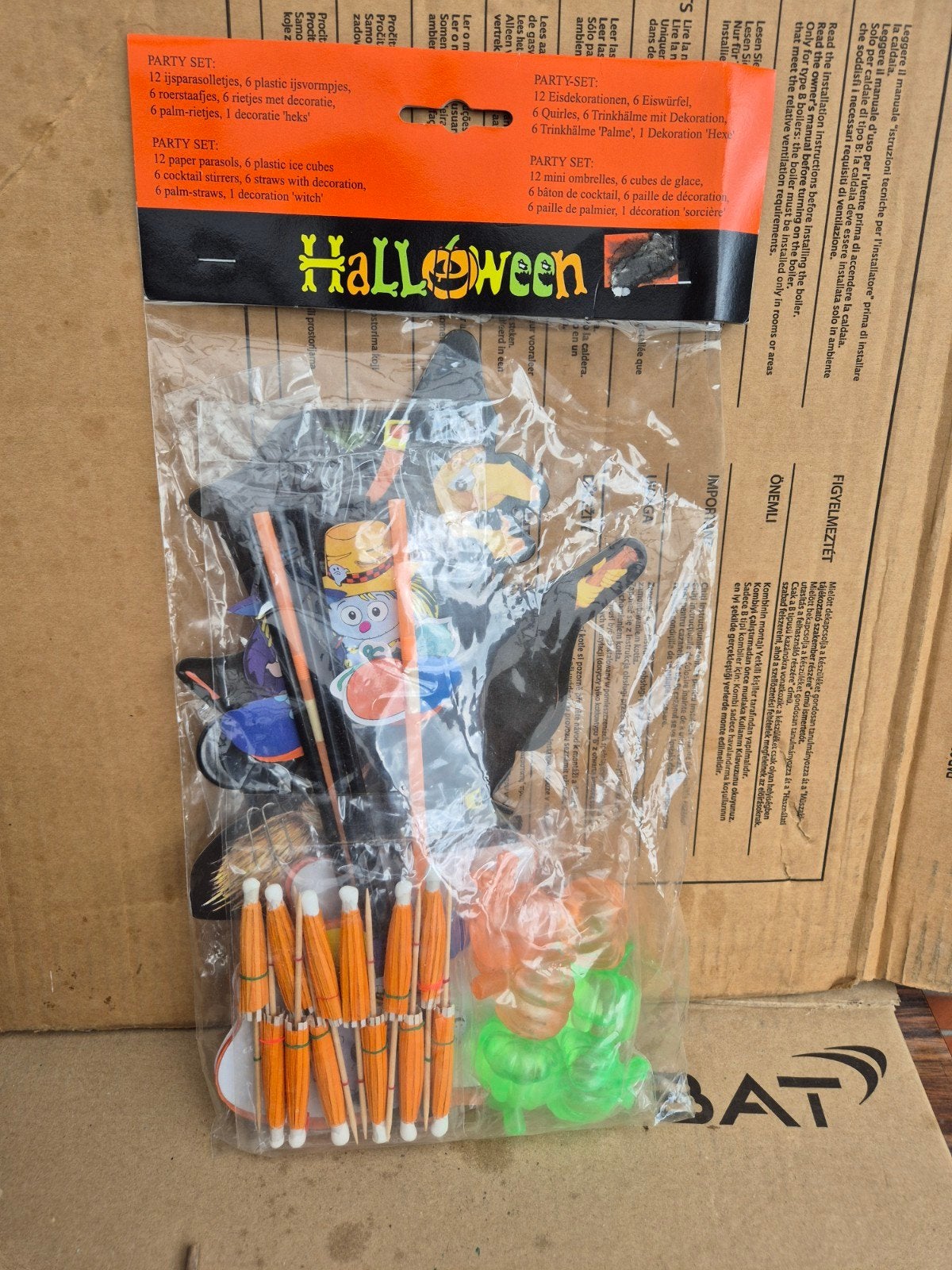 Halloween decoratie, Ophalen