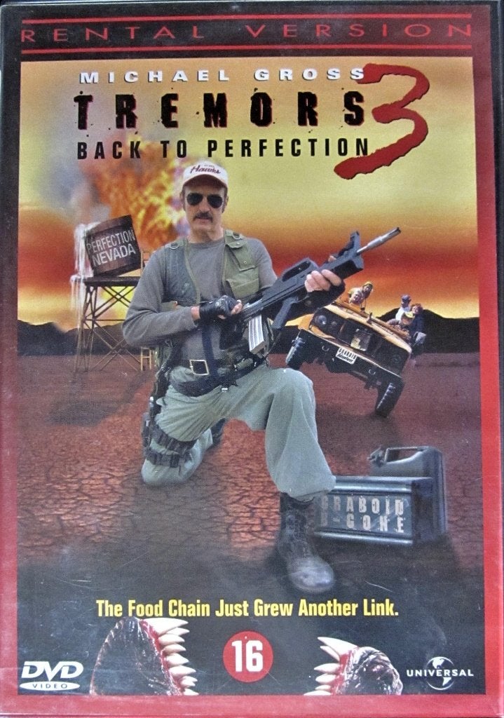 DVD HORROR/ACTIE- TREMORS 3 (ZELDZAME DVD), Cd's en Dvd's, Alle leeftijden, Ophalen of Verzenden, Zo goed als nieuw, Monsters