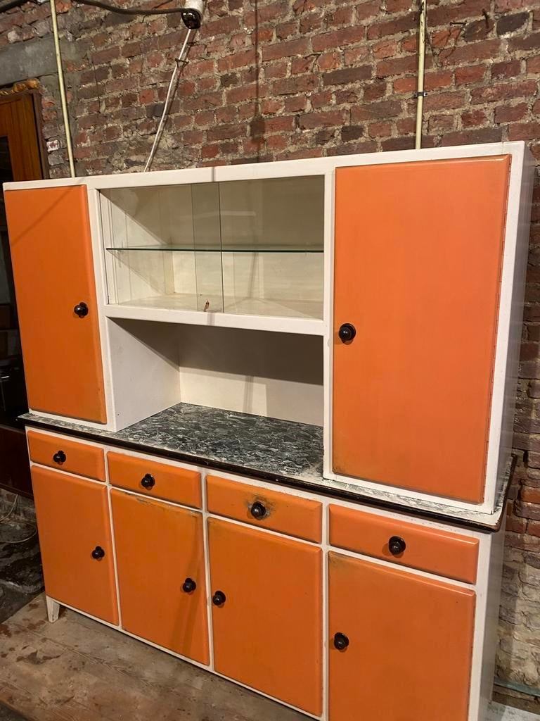 Vintage (Retro) keukenkast jaren 60, Enlèvement, Maison et Meubles