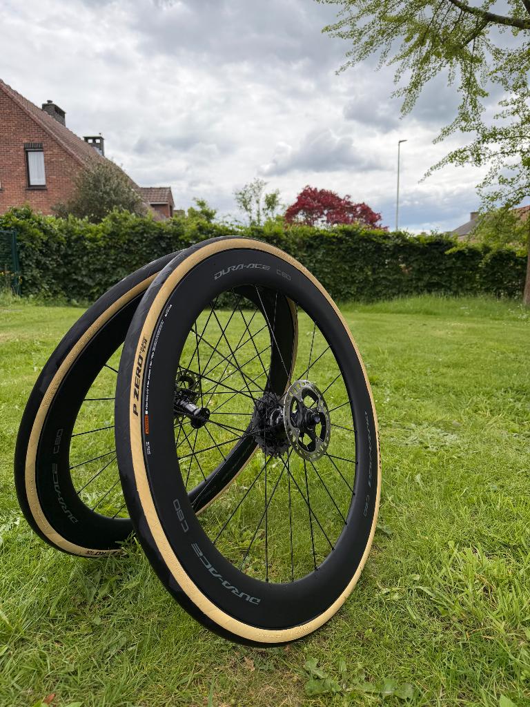 Shimano Dura Ace C60 Disc wielen, Fietsen en Brommers, Fietsonderdelen, Zo goed als nieuw, Racefiets, Ophalen, Wiel