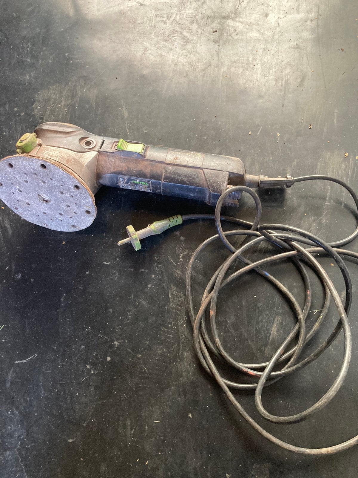 festool ro 150 e schuurmachine, Enlèvement