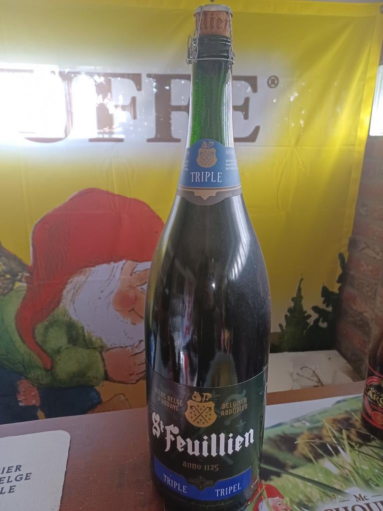 Fles St Feuillien 3L, Enlèvement