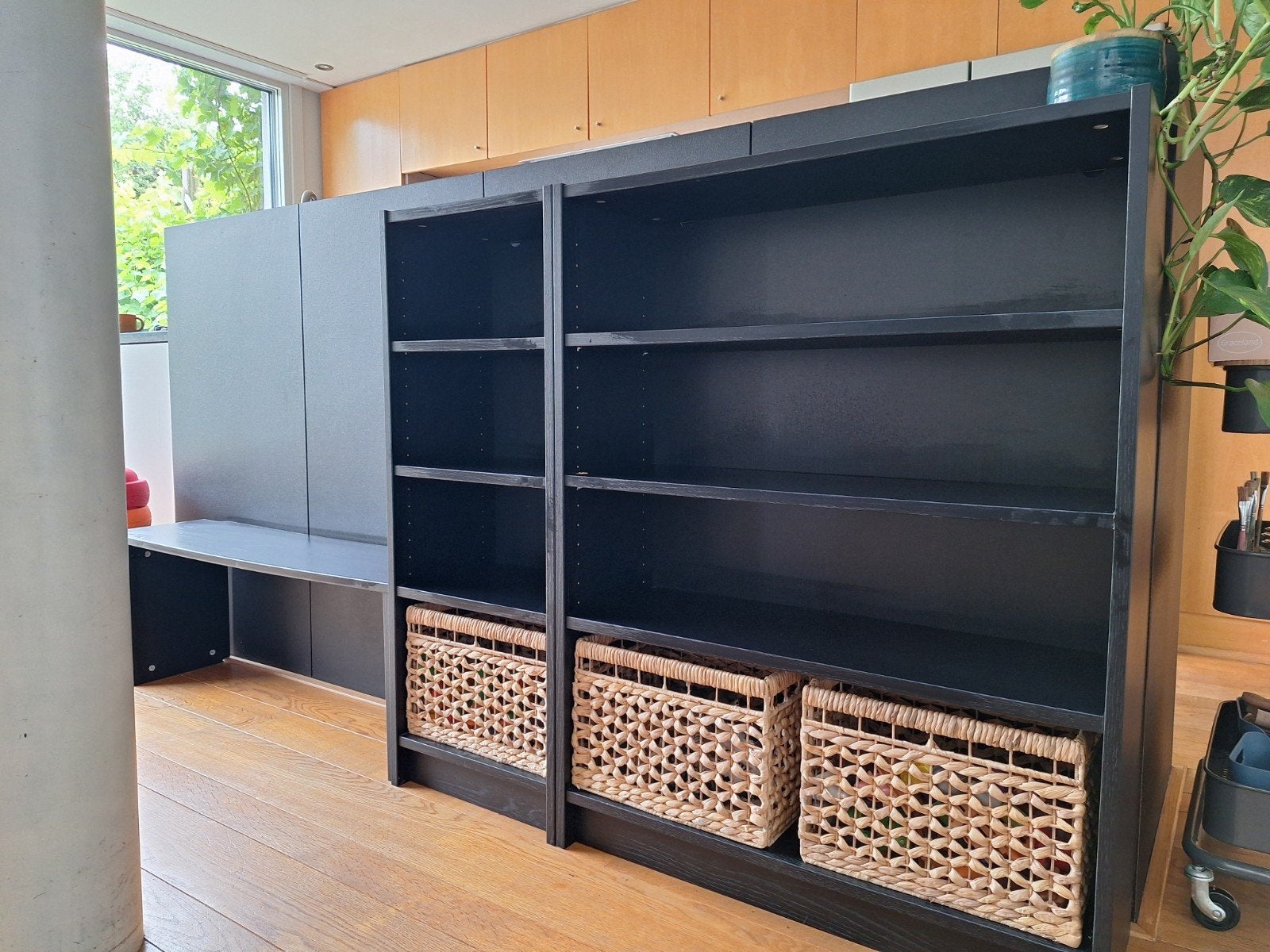 IKEA BILLY boekenkast – zwart (extra schab), Enlèvement