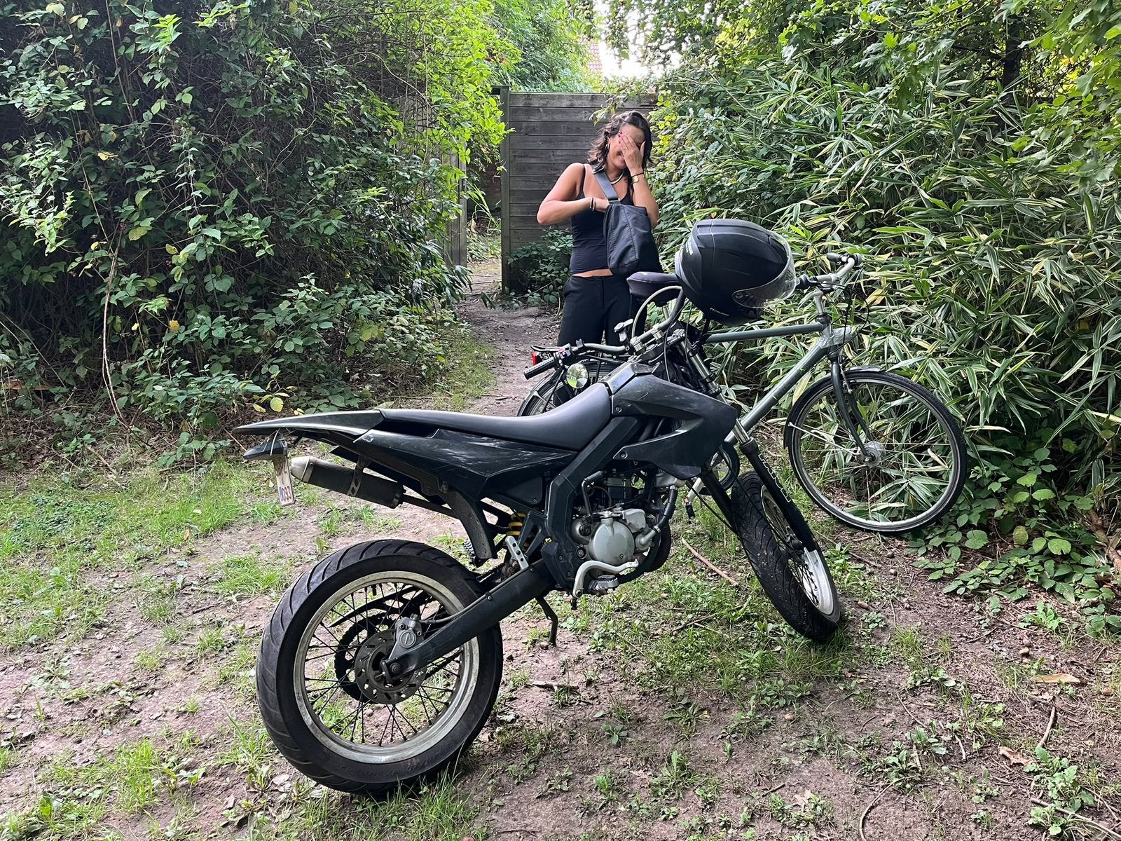 Derbi senda 50cc, Fietsen en Brommers, Ophalen, 6 versnellingen, Gebruikt, Klasse B (45 km/u)