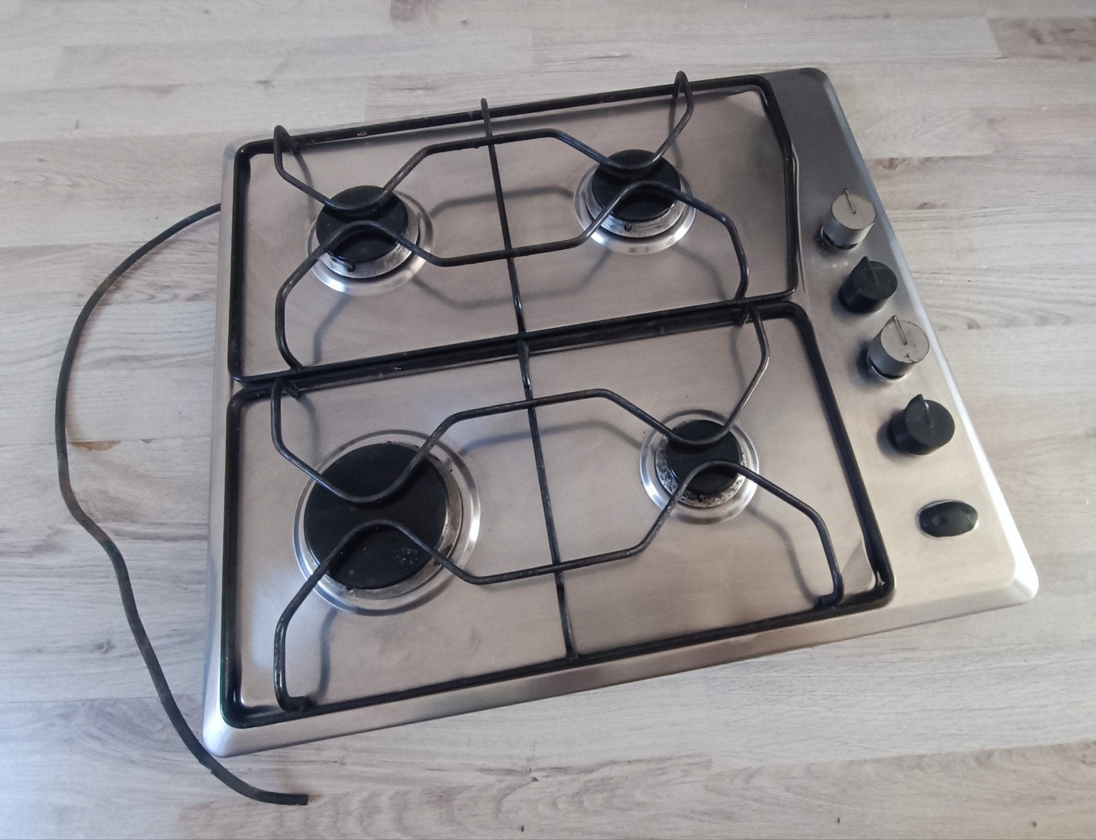 IKEA / Whirlpool Gaskookplaat, Ophalen, Gebruikt, 4 kookzones, Inbouw