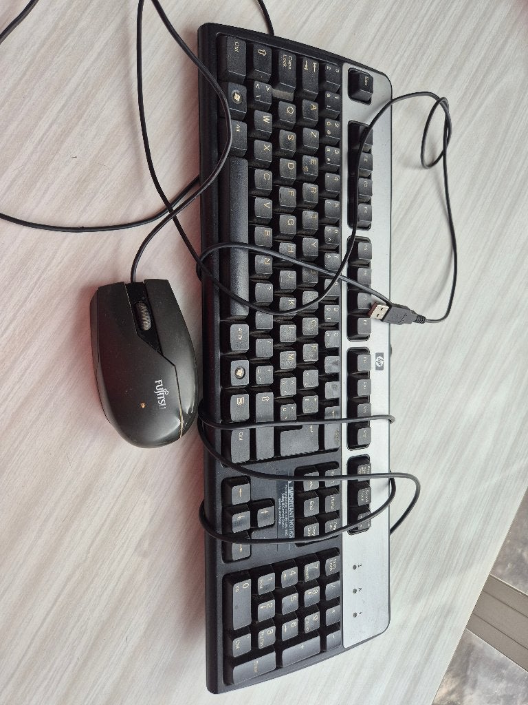 Clavier + souris, Informatique & Logiciels, Enlèvement, Comme neuf, HP, Ensemble clavier et souris