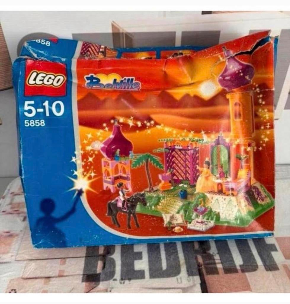 LEGO set - The Golden Palace 5858 Gouden paleis Zeldzaam, Ophalen of Verzenden, Zo goed als nieuw, Lego, Inclusief doos