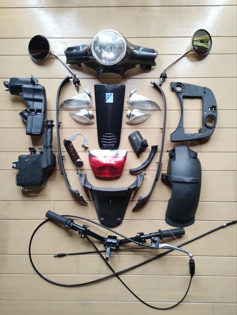Onderdelen Piaggio Vespa, Ophalen