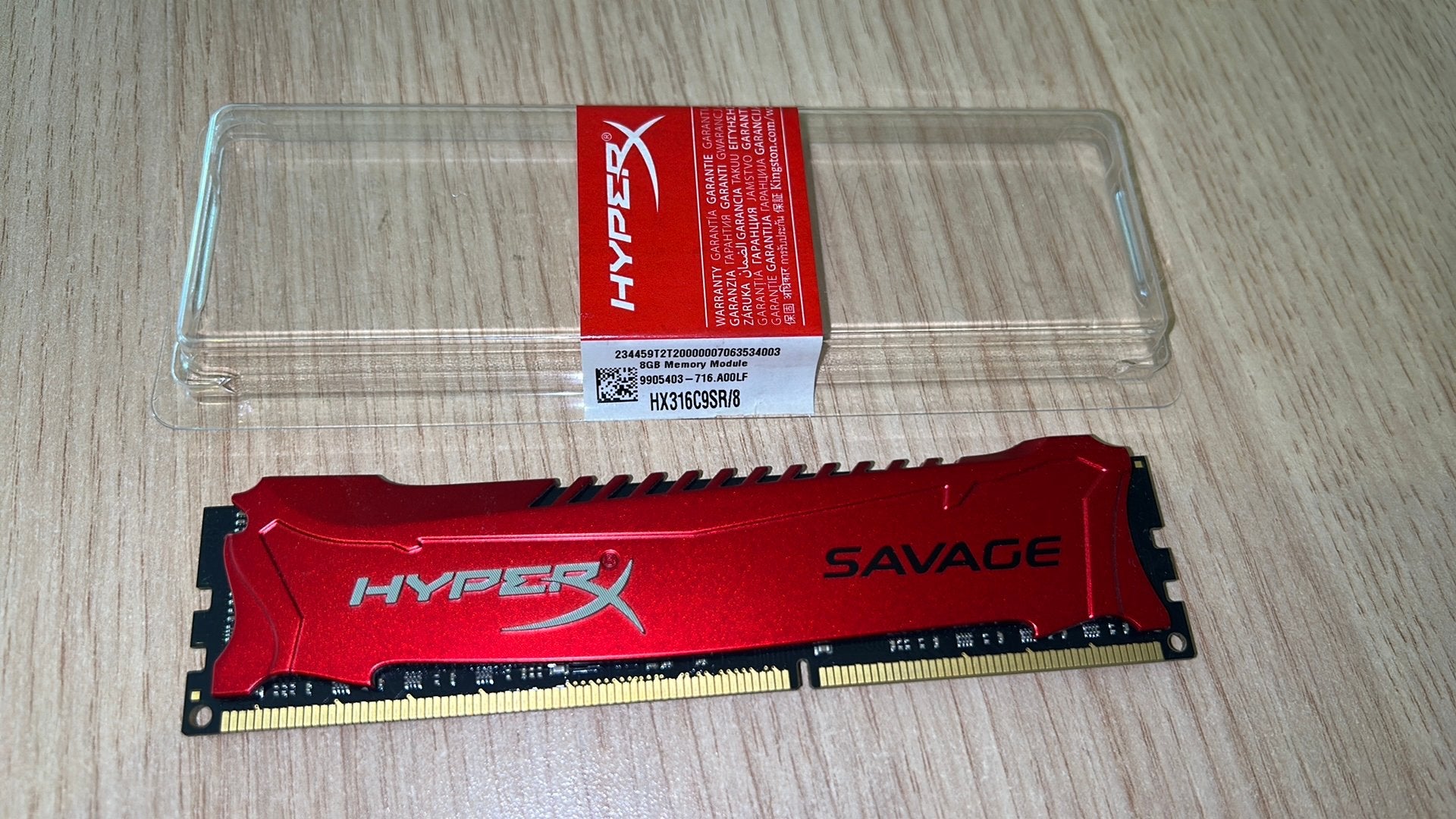 DDR 3 Hyper 8 gb ram DDR3 8GB, 8 GB, DDR3, Ophalen of Verzenden, Zo goed als nieuw