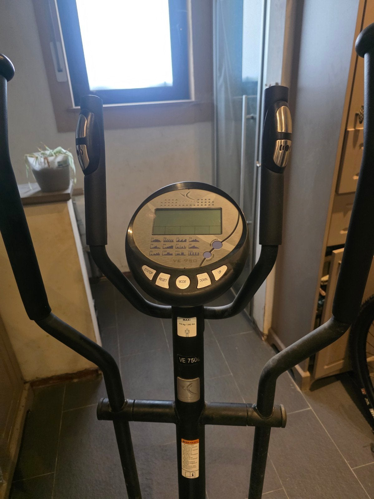 Crosstrainer stapper, Ophalen