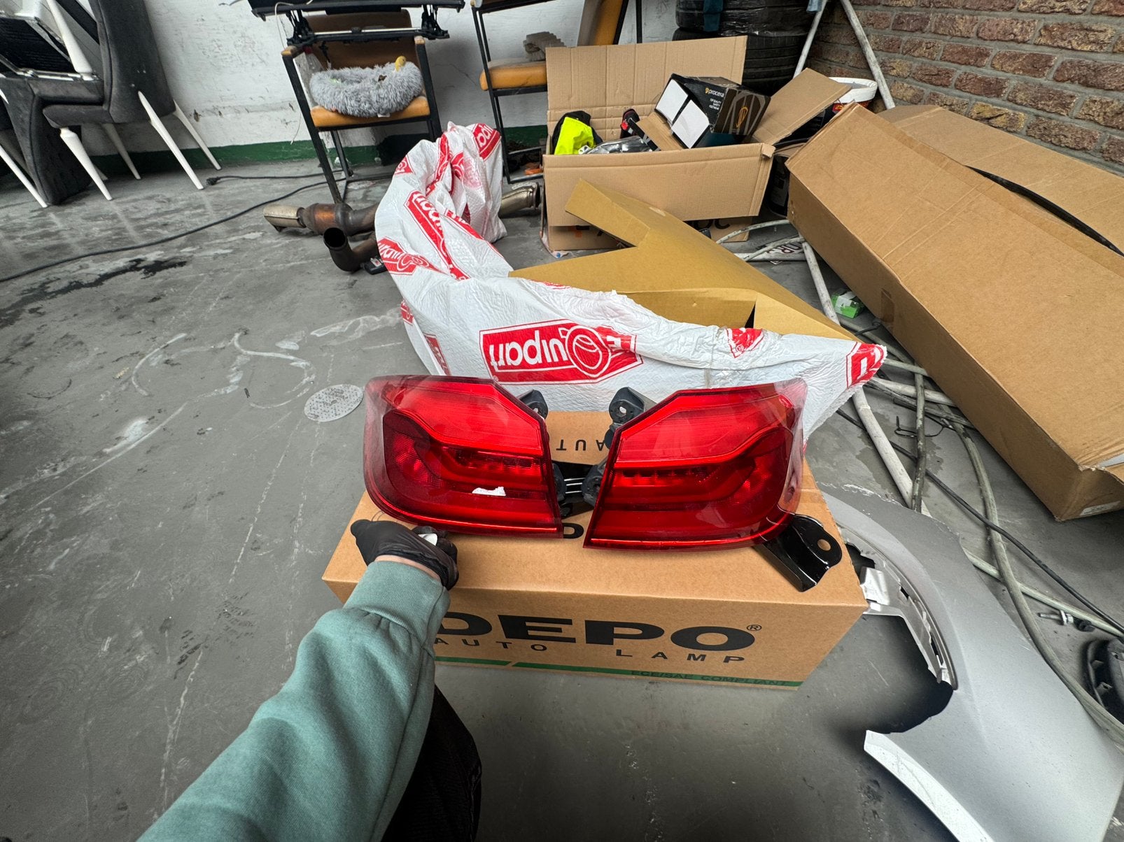Bmw g 30 / g31 achterlichtenset., Auto-onderdelen, Ophalen, Gebruikt, BMW