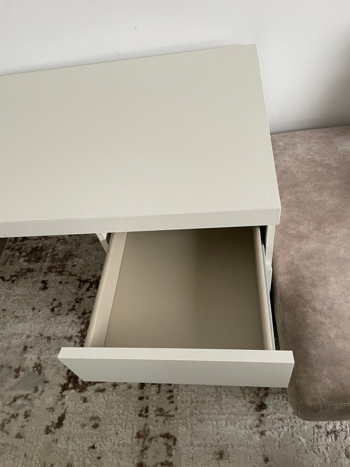Ikea MALM - bureau, Ophalen, Demontabel, Gebruikt, IKEA