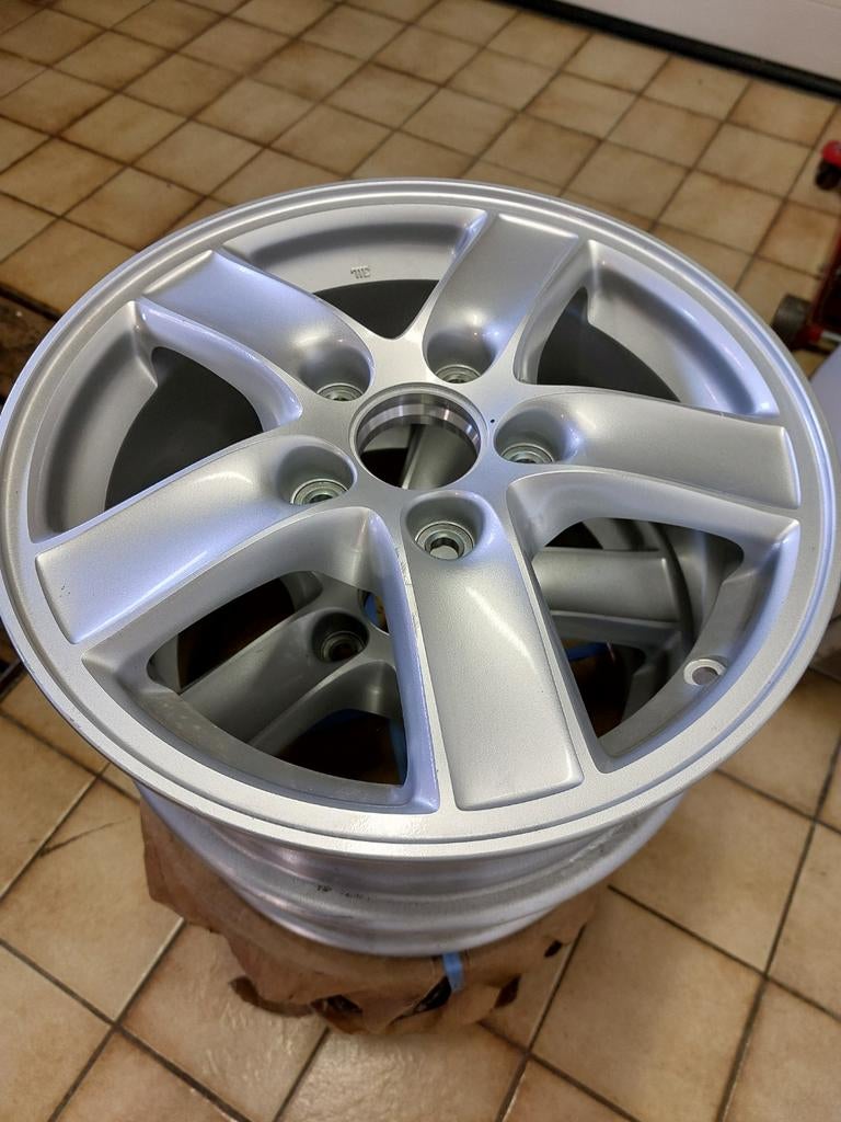 Alu velgen 15 inch, Ophalen