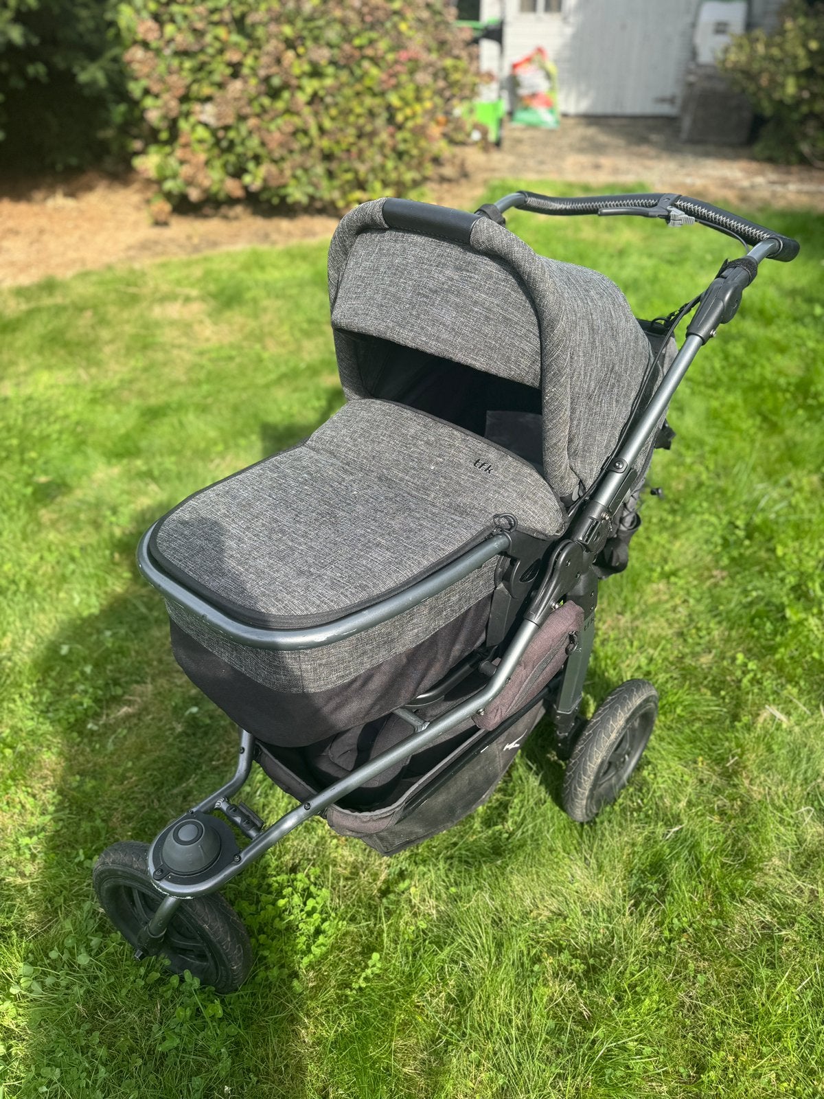 TFK mono 2 premium antraciet compleet, Luchtbanden, Zo goed als nieuw, Ophalen, Kinderwagen
