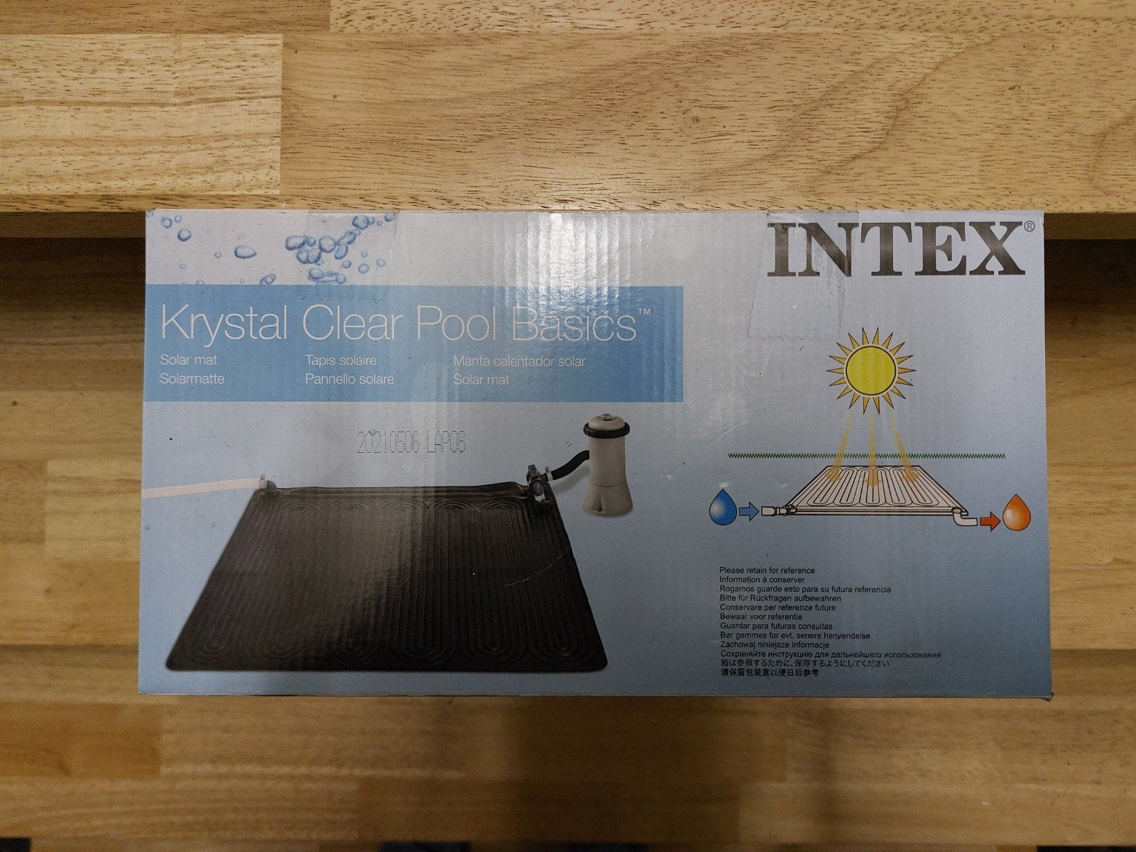 Zwembadverwarming - mat - in verpakking., Tuin en Terras, Zwembad-toebehoren, Ophalen