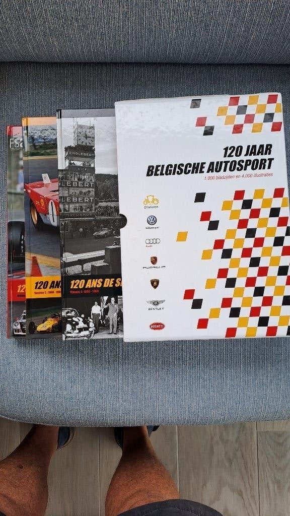 Mooie verzamelaars farde 120 ans de sport automobile Belge, Ophalen of Verzenden, Zo goed als nieuw