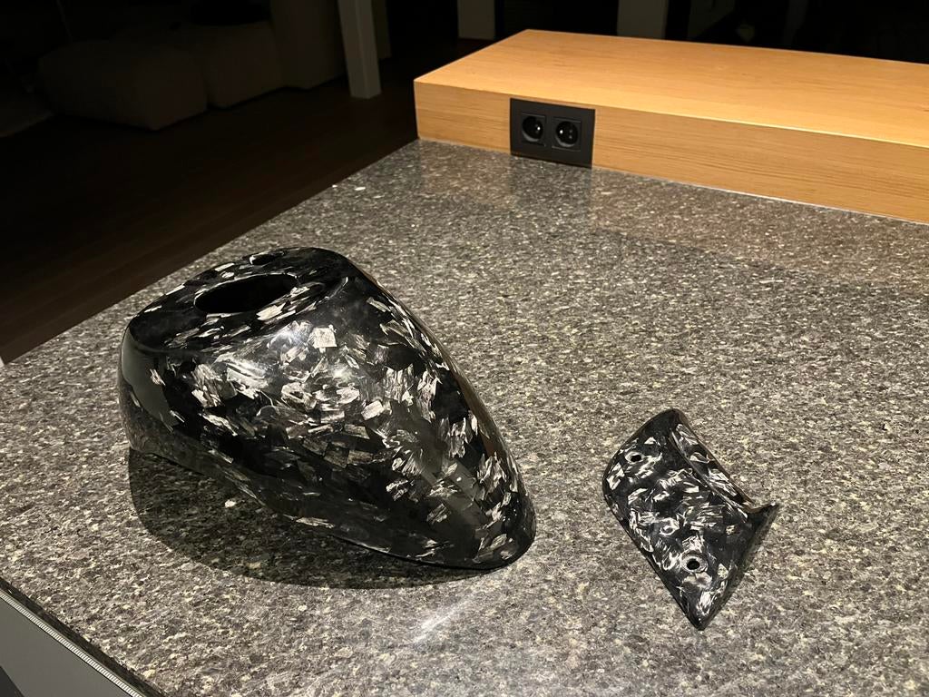 Carbon Sp spatbord zip, Motoren, Ophalen of Verzenden