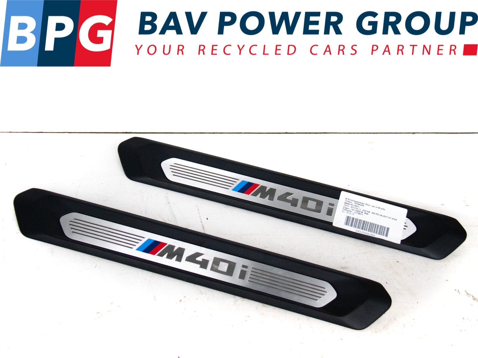 DORPEL LINKS RECHTS M PAKKET BMW X3 (G01) (01-2017/06-2020), Gebruikt, BMW, Petuelring 130
80809  München, DE, Bayerische Motoren Werke AG