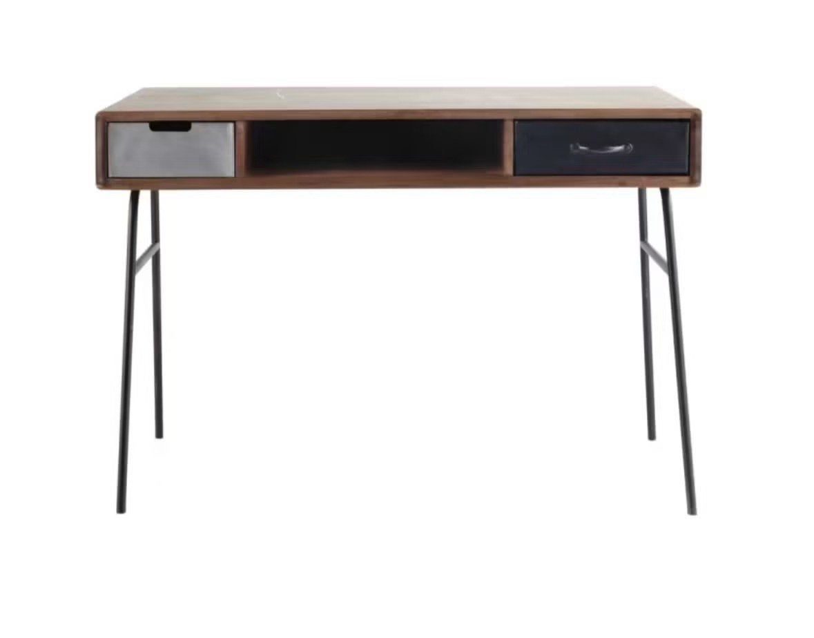 Bureau Maisons du Monde “Lenox”, Maison & Meubles, Bureaux, Comme neuf, Vintage, Métal, Enlèvement