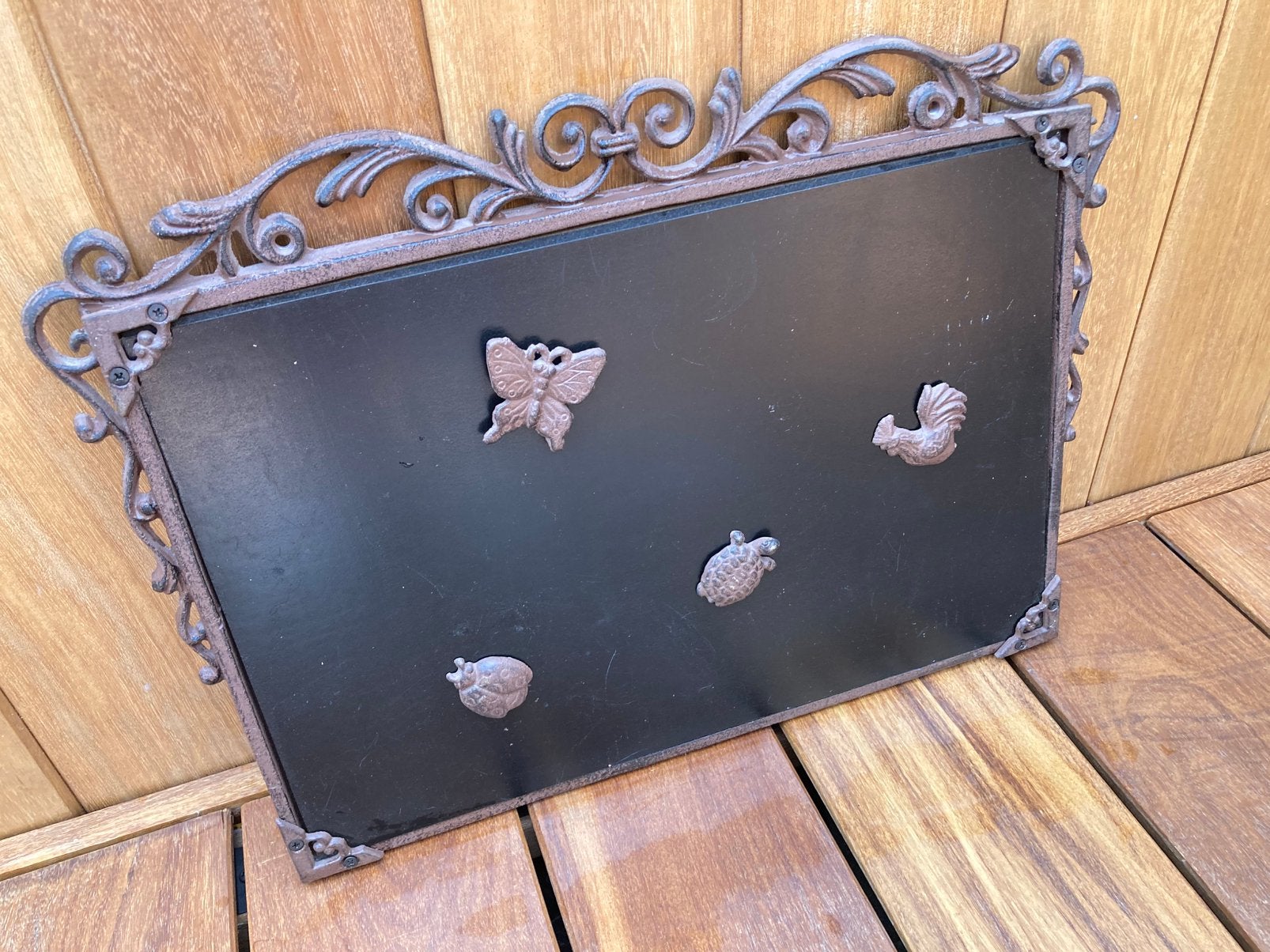 Zwaar ijzeren magneetbord, Huis en Inrichting, Ophalen, Gebruikt