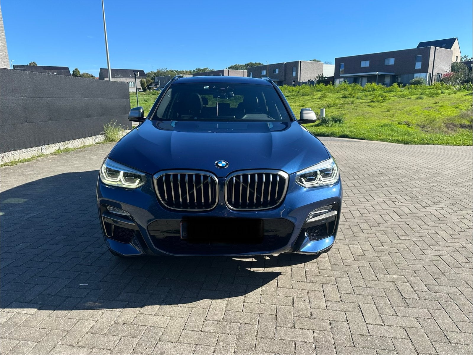 Bmw x3 40i, Auto's, Automaat, Euro 6, Blauw, Leder