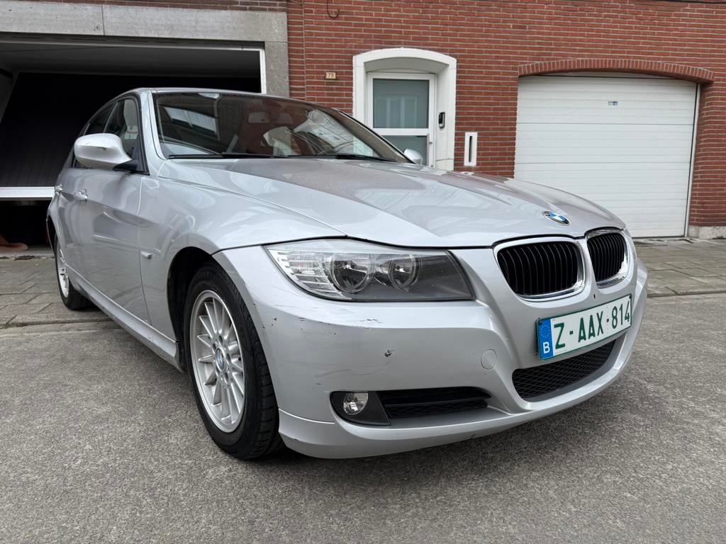 Bmw 316i 2009 223.365km, Auto's, Achterwielaandrijving, Zwart, 4 cilinders, Bedrijf