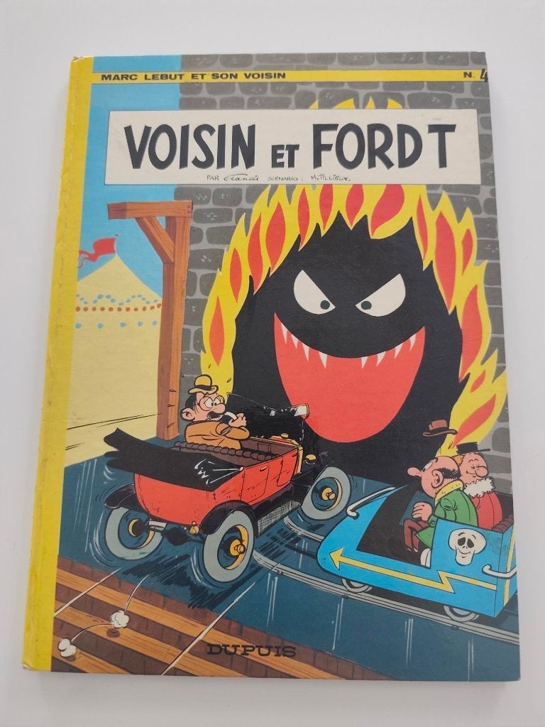 Marc Lebut et son voisin T4 – EO Dupuis 1971, Enlèvement ou Envoi, Francis Tilleux