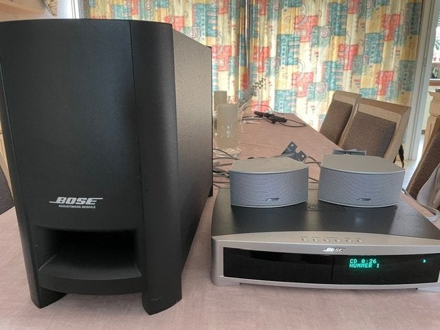 Mediacenter BOSE 3.2.1 GS series III - als nieuw - doos, Enlèvement, Comme neuf, Audio optique